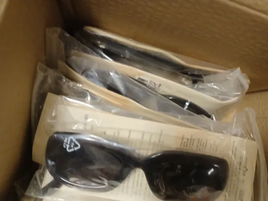 BOX OF APPROX 10 PAIRS OF STING MELANIN LENSE BROWN 6140 SUNGLASSES