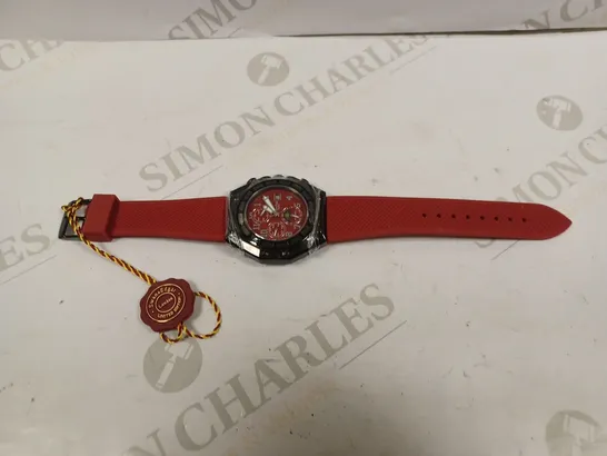  LIMITED EDITION SWAN & EDGAR HAND ASSEMBLED WATCH FORTRESS AUTOMATIC RED RRP £205