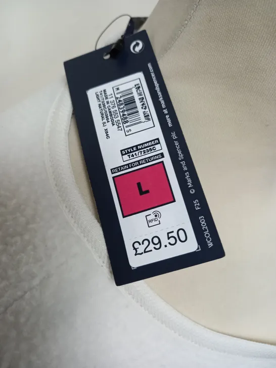 M&S ZIP THROUGH FLEECE - L