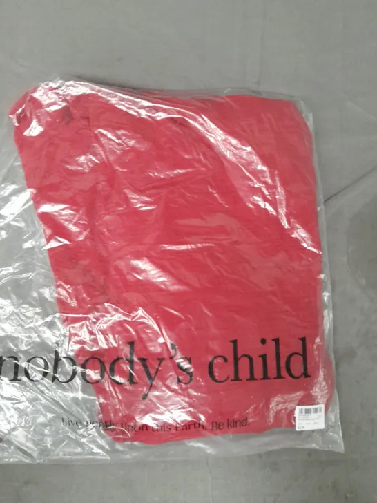 NOBODY'S CHILD HANNAH MIDAXI DRESS IN RED SIZE UK 8