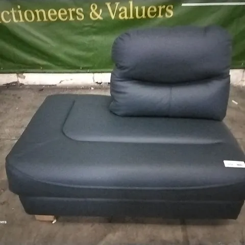 QUALITY BRITISH DESIGNED & MANUFACTURED G PLAN JACKSON OPEN CHAISE END CAMBRIDGE NAVY LEATHER