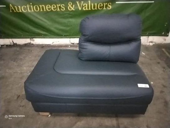 QUALITY BRITISH DESIGNED & MANUFACTURED G PLAN JACKSON OPEN CHAISE END CAMBRIDGE NAVY LEATHER