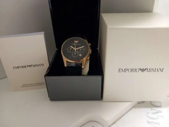 BOXED EMPORIO ARMANI AR5909 WRIST WATCH