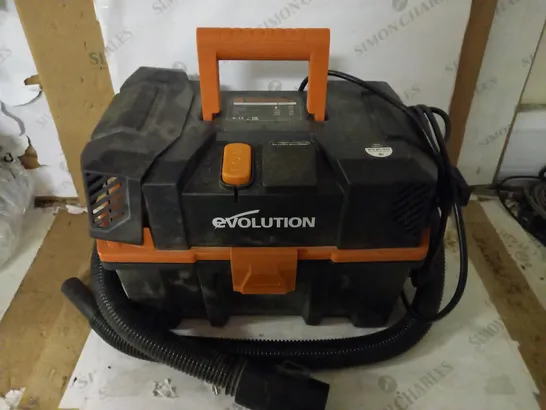 EVOLUTION POWER TOOLS 086-0001 R15VAC LIGHTWEIGHT WET & DRY VACUUM CLEANER