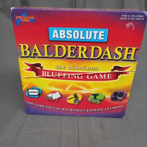 ABSOLUTE BALDERDASH BLUFFING GAME 