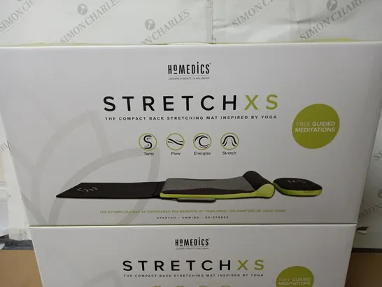 LOT OF 2 BOXED AS NEW HOMEDICS STRETC XS BACK STRETCHING MATS