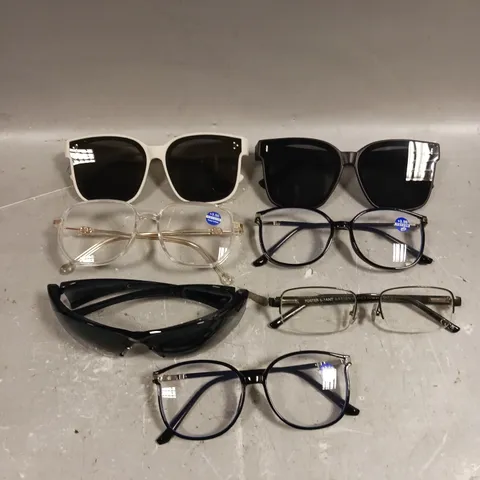 APPROXIMATELY 20 ASSORTED GLASSES/SUNGLASSES IN VARIOUS DESIGNS 