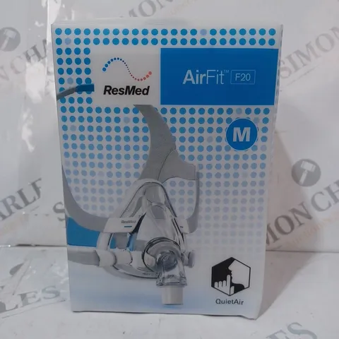 BOXED RESMED AIRFIT F20 MASK SIZE M
