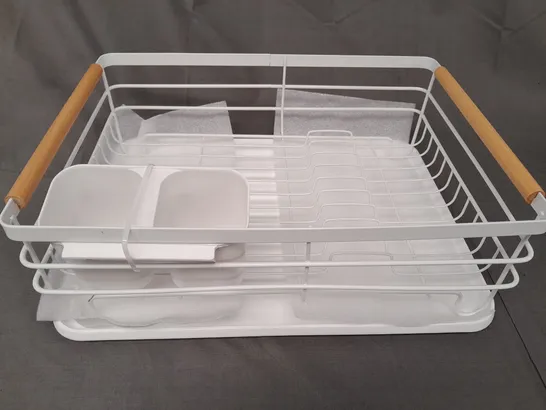 BOXED UNBRANDED DISH RACK IN WHITE