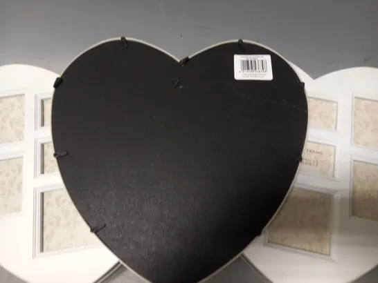 LOT OF 9 BRAND NEW HEART SHAPED PICTURE FRAMES