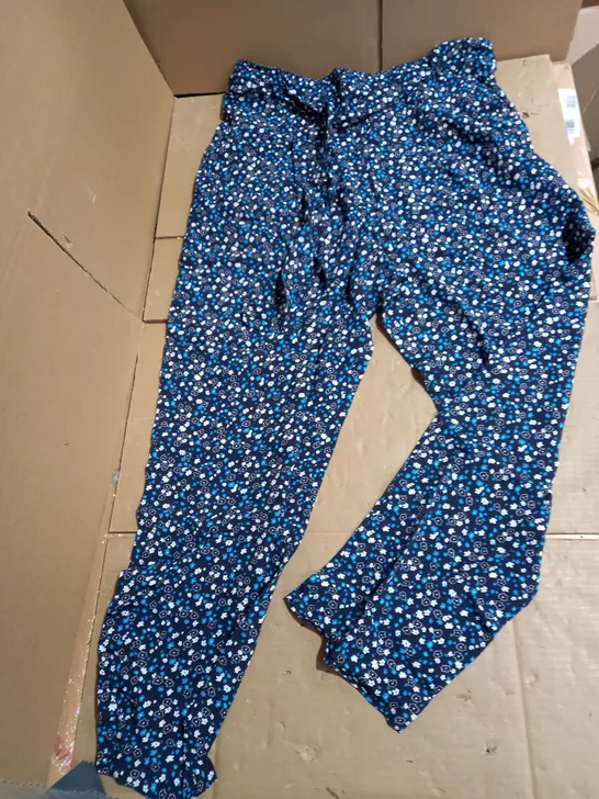 PHASE EIGHT HERMOINE JOGGER NAVY FLORAL DETAIL UK 18