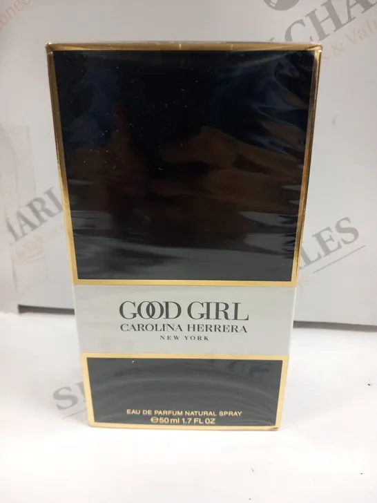 BOXED AND SEALED GOOD GIRL CAROLINA HERRERA NEW YORK EAU DE PARFUM 50ML