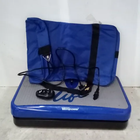 (SCUFFED) BOXED VIBRAPOWER LIFE EXERCISE MACHINE - BLUE