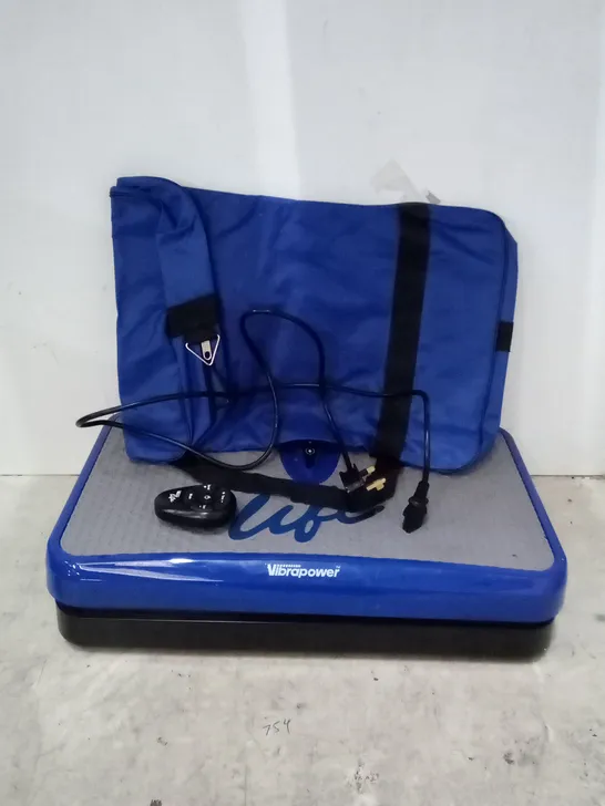 (SCUFFED) BOXED VIBRAPOWER LIFE EXERCISE MACHINE - BLUE