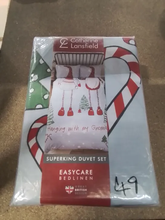 CATHERINE LANSFIELD SUPERKING DUVET SET 