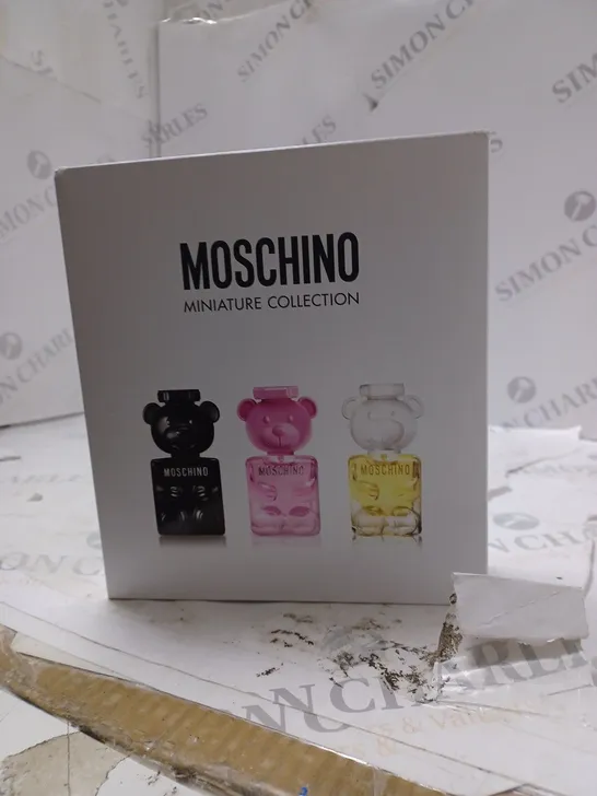 BOXED AND SEALED MOSCHINO MINIATURE COLLECTION