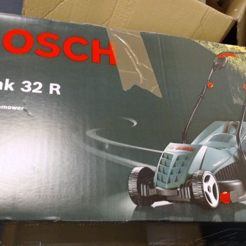 UNBOXED BOSCH ROTAK 32R ELECTRIC ROTARY LAWNMOWER (CORDED)