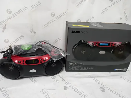 BOXED BLUETOOTH CD & FM RADIO BOOMBOX 