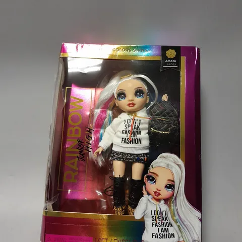 BOXED RAINBOW HIGH JUNIOR HIGH DOLL AMAYA RAINE