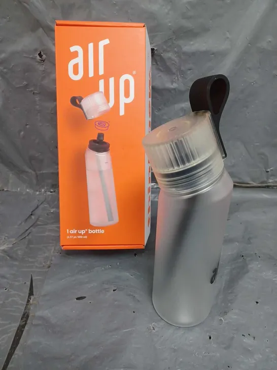 BOXED AIR UP BOTTLE IN CLEAR