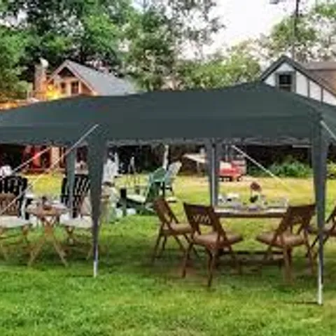 BOXED TAIO OUTDOOR CANOPY TENT IN GREY - COLLECTION ONLY