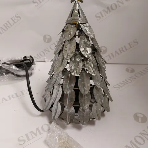 SCENTSY ALL AGLOW SMALL GREY DECORATIVE CHRISTMAS TREE