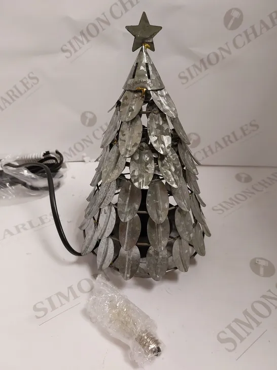 SCENTSY ALL AGLOW SMALL GREY DECORATIVE CHRISTMAS TREE