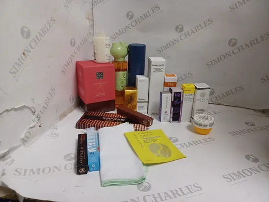 BOX OF ASSORTED BEAUTY PRODUCTS TO INCLUDE PACO RABANNE, RITUALS, PIXI ETC 