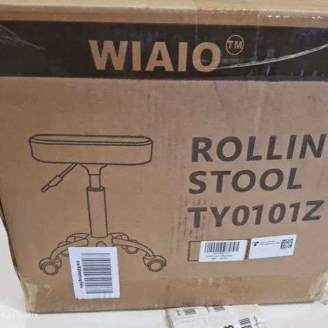 BOXED ROLLING STOOL