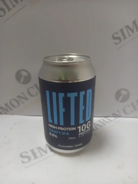 BOX OF 11 LIFTED HIGH PROTEIN 0.0% CRAFT IPA CANS - 11 X 330ML