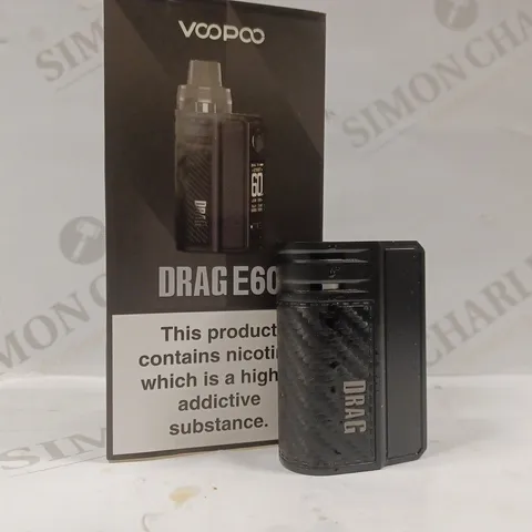 BOXED DRAG E60 VAPE SYSTEM - BLACK 