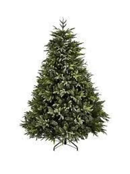 BOXED 7FT SHERWOOD REAL LOOK FULL CHRISTMAS TREE - COLLECTION ONLY RRP £274.99