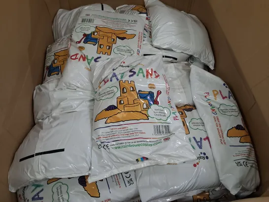 PALLET OF 15KG BAGS OF RAINBOW ECO PLAY SAND