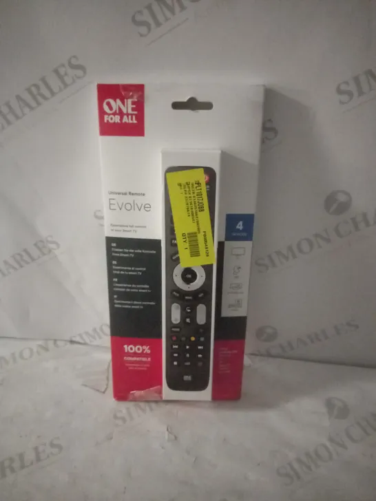 ONE FOR ALL EVOLVE UNIVERSAL REMOTE