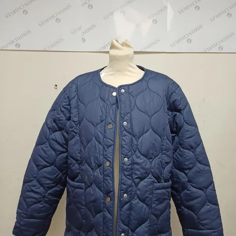 MAISON DE MINES QUILT JACKET IN NAVY - SIZE XL