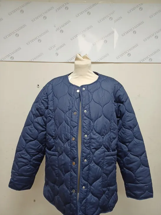 MAISON DE MINES QUILT JACKET IN NAVY - SIZE XL