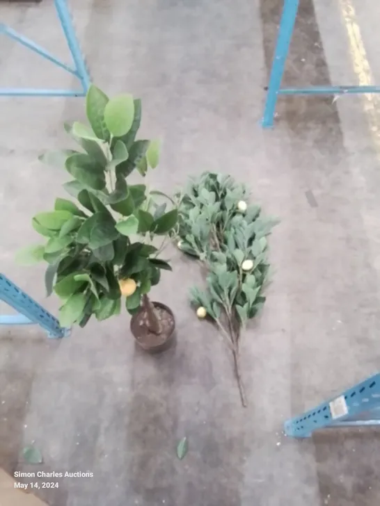 BOXED 150CM ARTIFICIAL LEMON TREE