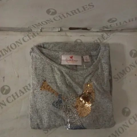 QUCCKER FACTORY SEQUIN TOP SIZE 8