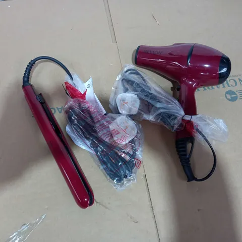 REVLON FRIZZ CONTROL HAIR DRYER AND STYLER SET