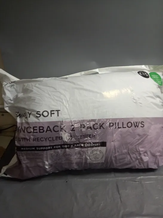 SIMPLY SOFT BOUNCEBACK 2 PACK PILLOWS