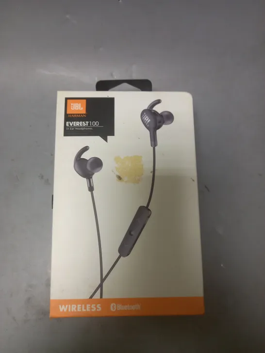 JBL EVEREST 100 IN-EAR WIRELESS BLUETOOTH HEADPHONE - BLACK