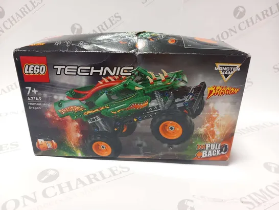 BOXED LEGO TECHNIC 42149 MONSTER JAM DRAGON 