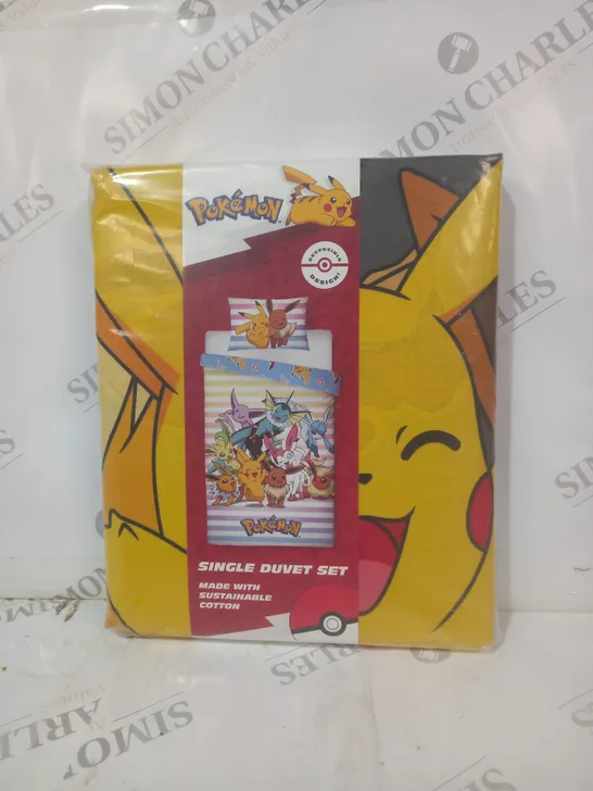 POKÉMON SINGLE DUVET SET