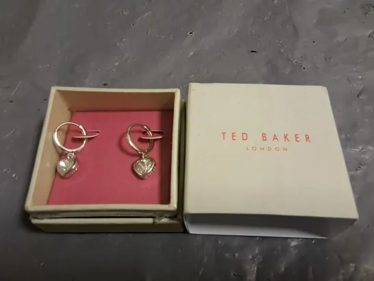 TED BAKER HEART THEMED EARRINGS 