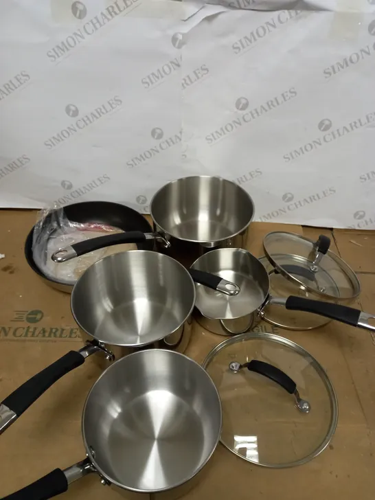 MEYER INDUCTION STAINLESS STEEL COOKWARE SET