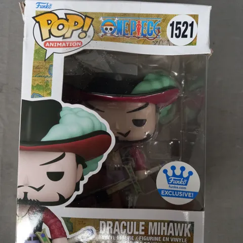 BOXED FUNKO POP COLLECTIBLE ONE PIECE VINYL FIGURE 1521 - DRACULE MIHAWK