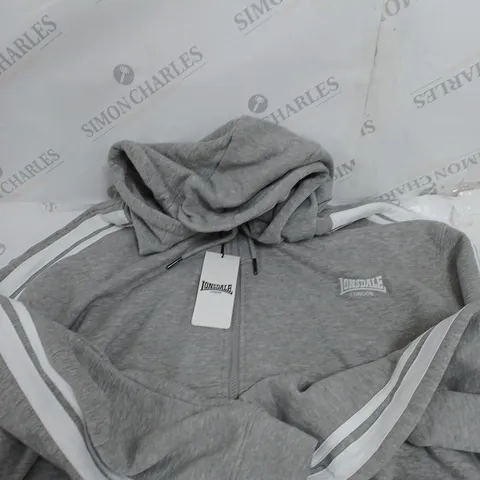 LONSDALE HOODED JACKET IN GREY - 16