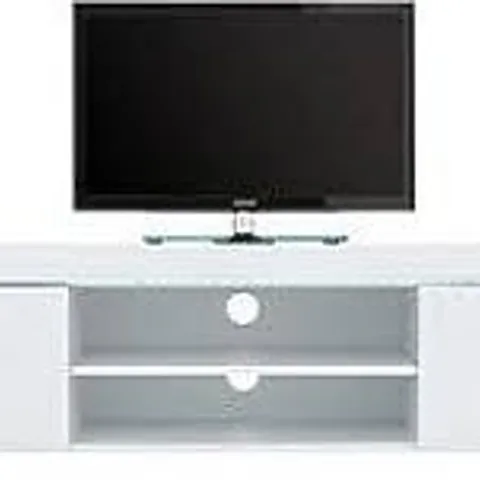 BOXED ATLANTIC GLOSS WHITE TV UNIT (1 BOX)