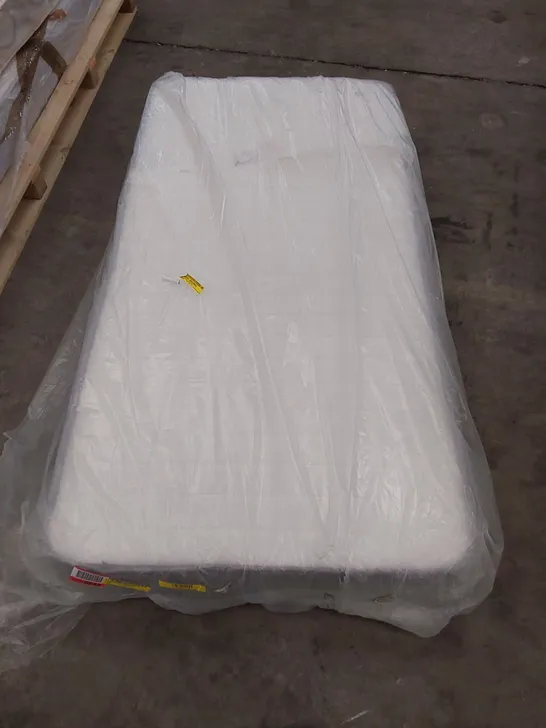 QUALITY BAGGED 3FT SINGLE HYBRID FIBRE FOAM OPEN COIL MATTRESS 