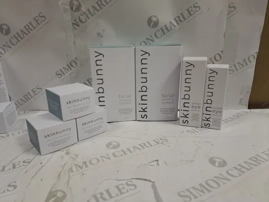 SKIN BUNNY SET TO INCLUDE UNDER EYES, FACIAL AND HYALURONIC ACID 